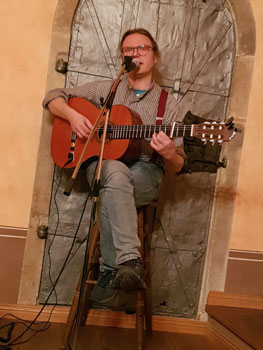 Auftritt von Klaus Beirich mit dem Gundermann-Programm in Wittenberg 2019